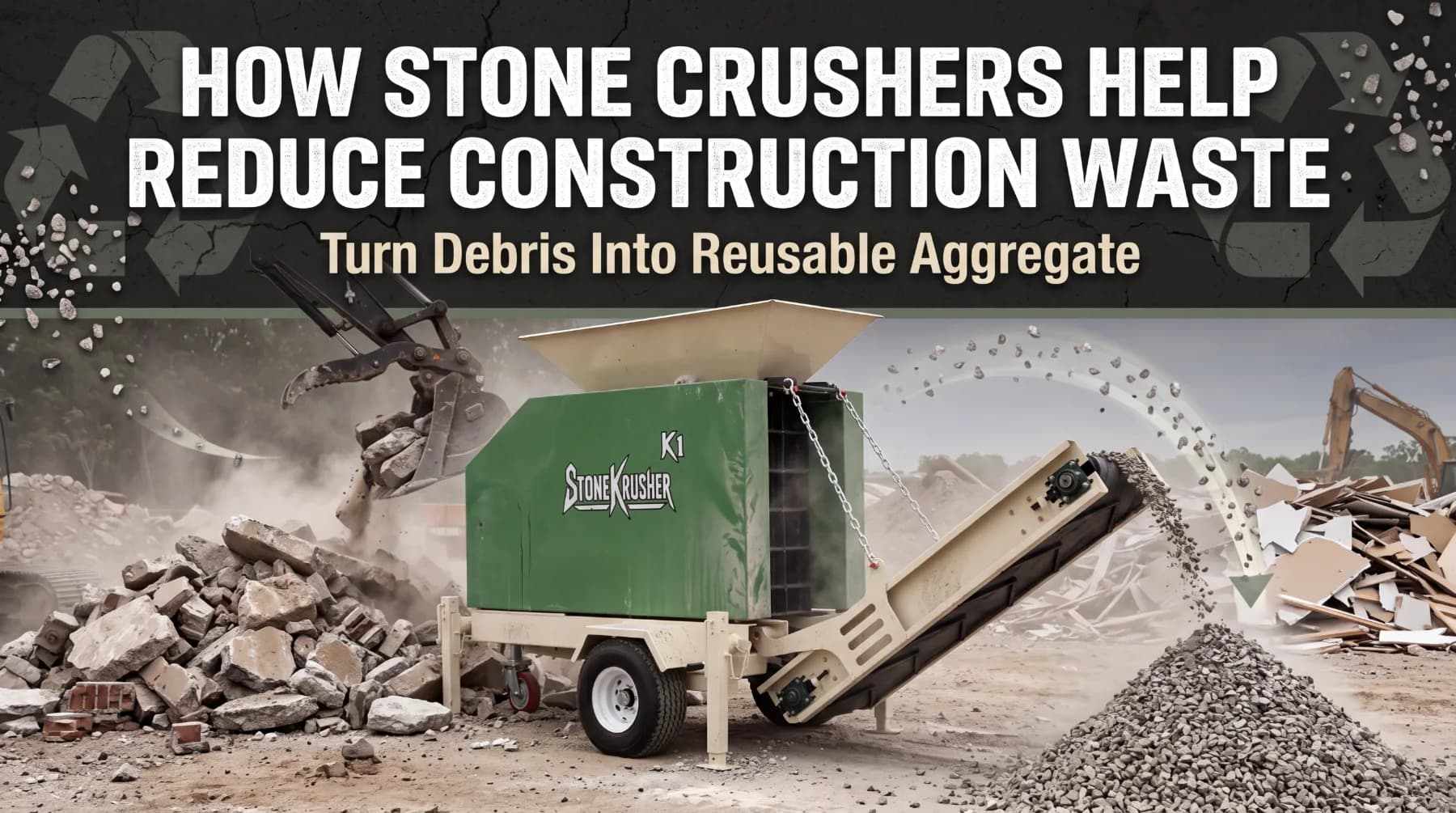 How Stone Crushers Help Reduce Construction Waste